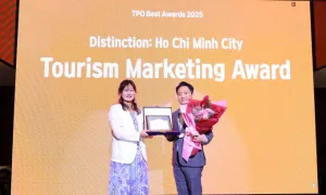 TP HCM nhận giải thưởng Tiếp thị Du lịch xuất sắc