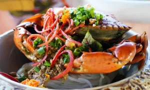 Hơn 100 món ngon từ cua Cà Mau cho khách nếm thử